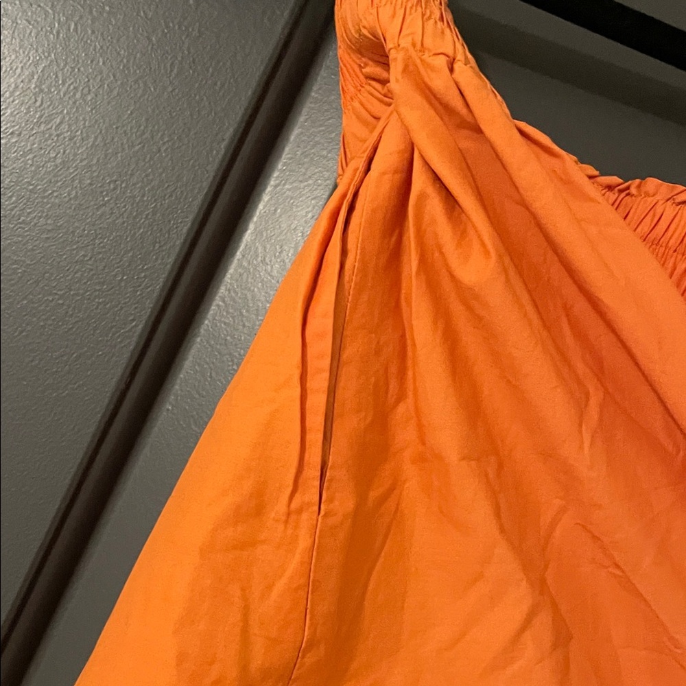 Uniqlo Orange A-Line Skirt - Picture 3 of 4